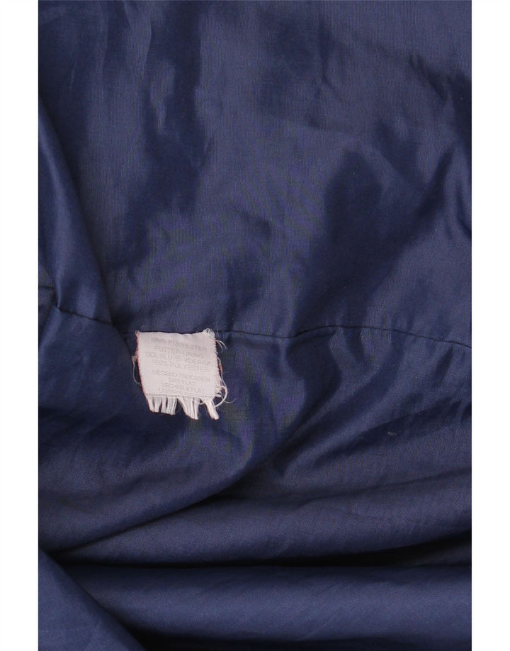 Vintage Womens Oversized Overcoat UK 16 Large Red Geometric Polyester