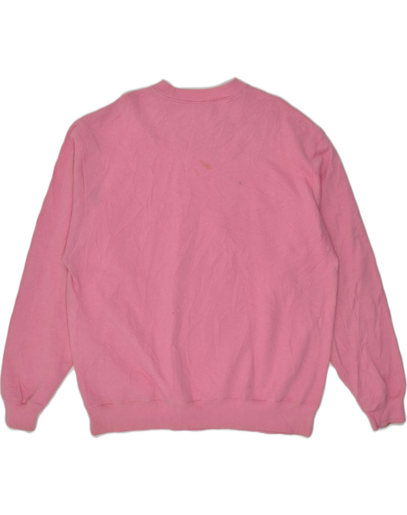 CHAMPION Womens Sweatshirt Jumper 2XL Pink Cotton | Vintage Champion | Thrift | Second-Hand Champion | Used Clothing | Messina Hembry 