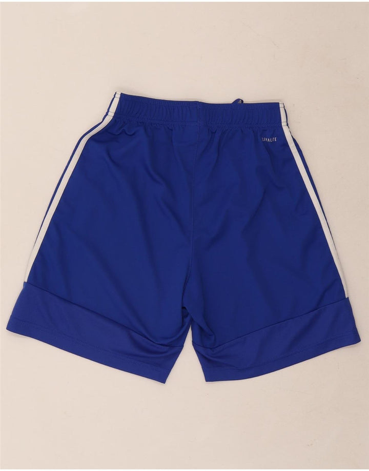 Adidas Mens Climalite Sport Shorts Small Blue Polyester
