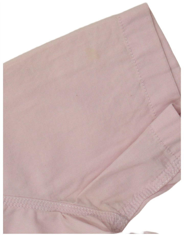 French Connection Mens Short Sleeve Shirt XS Pink Cotton