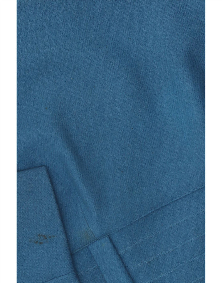 VINTAGE Womens 3/4 Sleeve Sheath Dress UK 12 Medium Blue