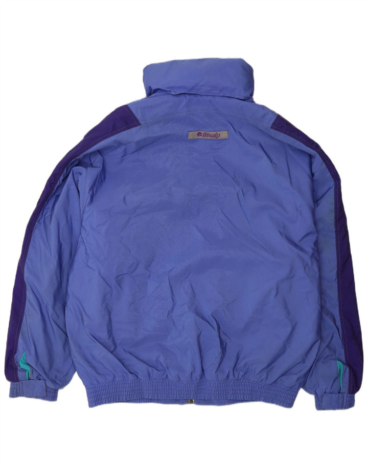 Fusalp Mens Ski Jacket IT 54 2XL Blue Colourblock Polyamide