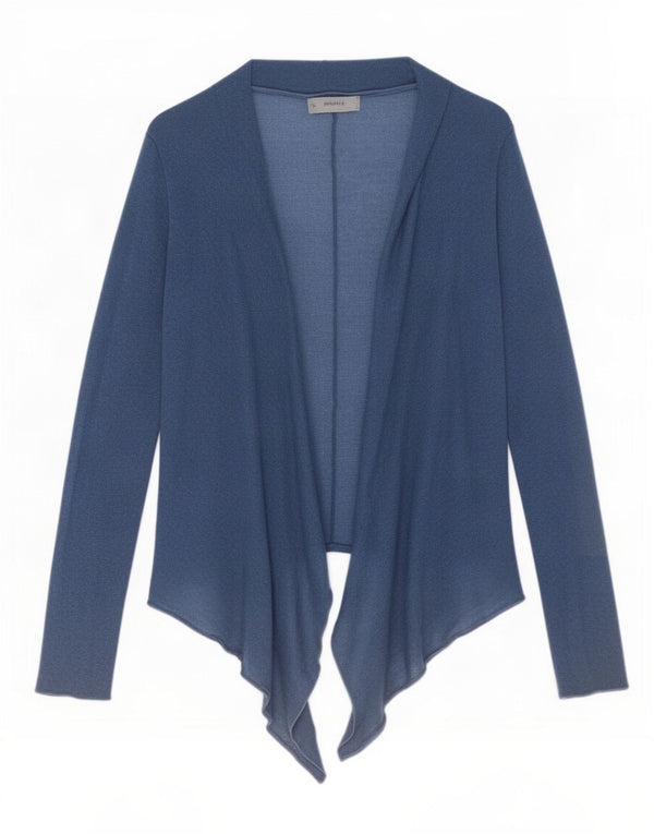 Marella Womens Open Cardigan Sweater UK 16 Large Navy Blue
