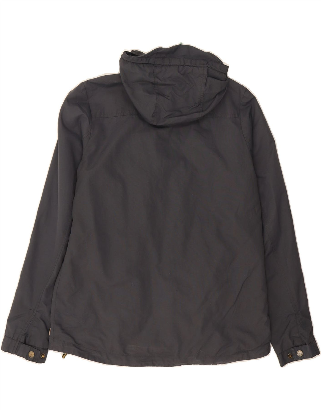 FAT FACE Womens Hooded Windbreaker Jacket UK 12 Medium Grey Nylon Vintage Fat Face and Second-Hand Fat Face from Messina Hembry 
