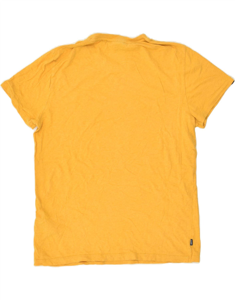 SUPERDRY Mens T-Shirt Top Large Yellow Cotton | Vintage Superdry | Thrift | Second-Hand Superdry | Used Clothing | Messina Hembry 