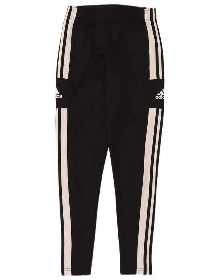 Adidas Mens Graphic Tracksuit Trousers XS  Black Colourblock Polyester