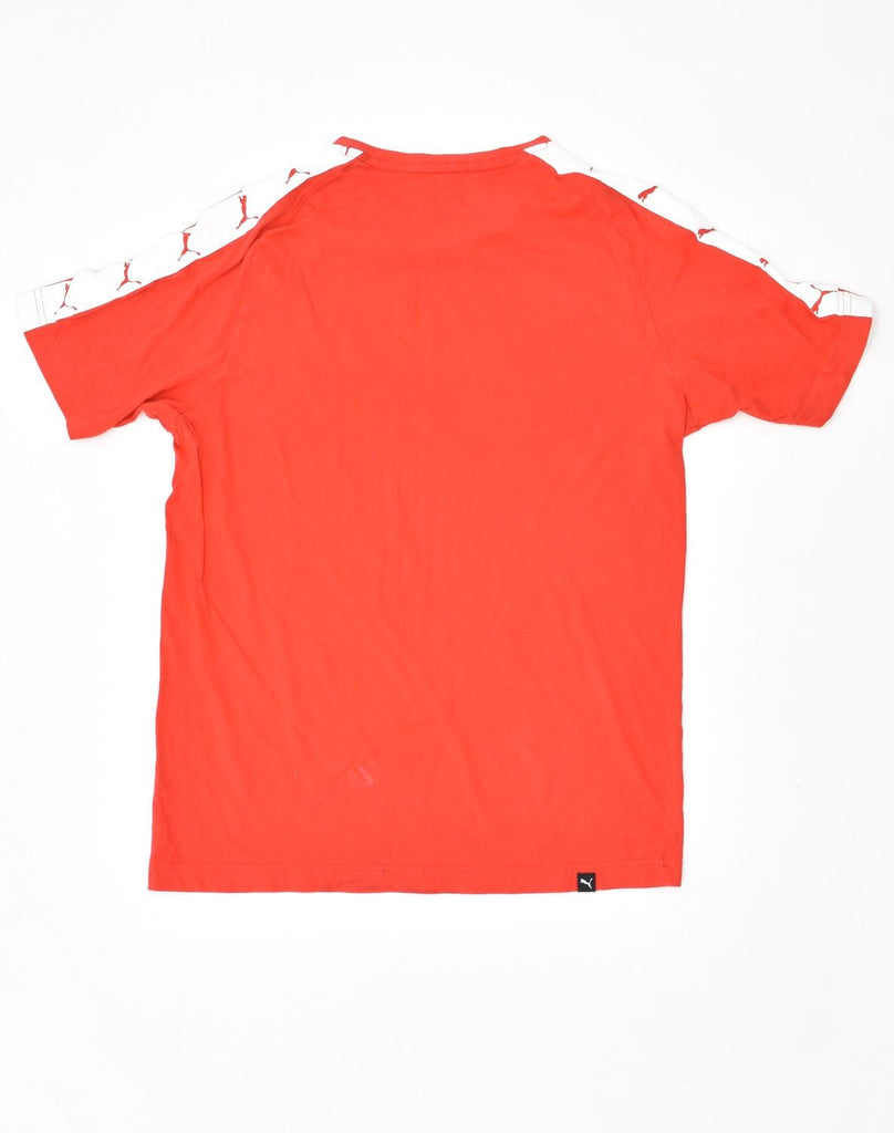 PUMA Mens T-Shirt Top Small Red Cotton | Vintage | Thrift | Second-Hand | Used Clothing | Messina Hembry 