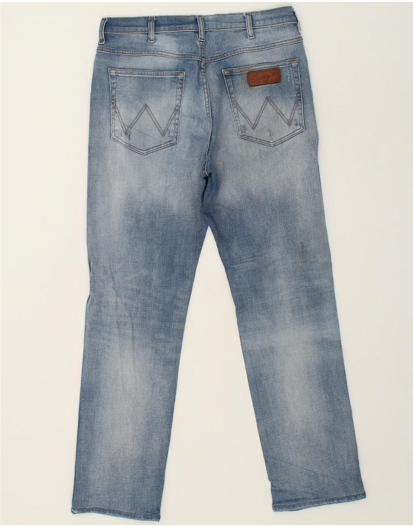 WRANGLER Mens Slim Jeans W32 L32 Blue | Vintage Wrangler | Thrift | Second-Hand Wrangler | Used Clothing | Messina Hembry 