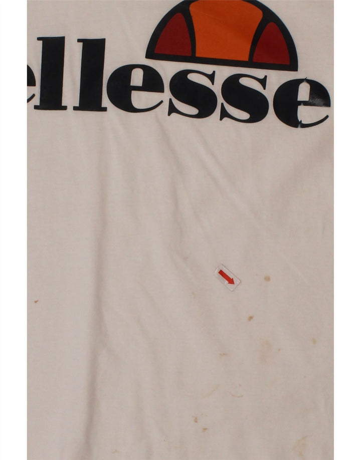 ELLESSE Boys Graphic T-Shirt Top 11-12 Years White