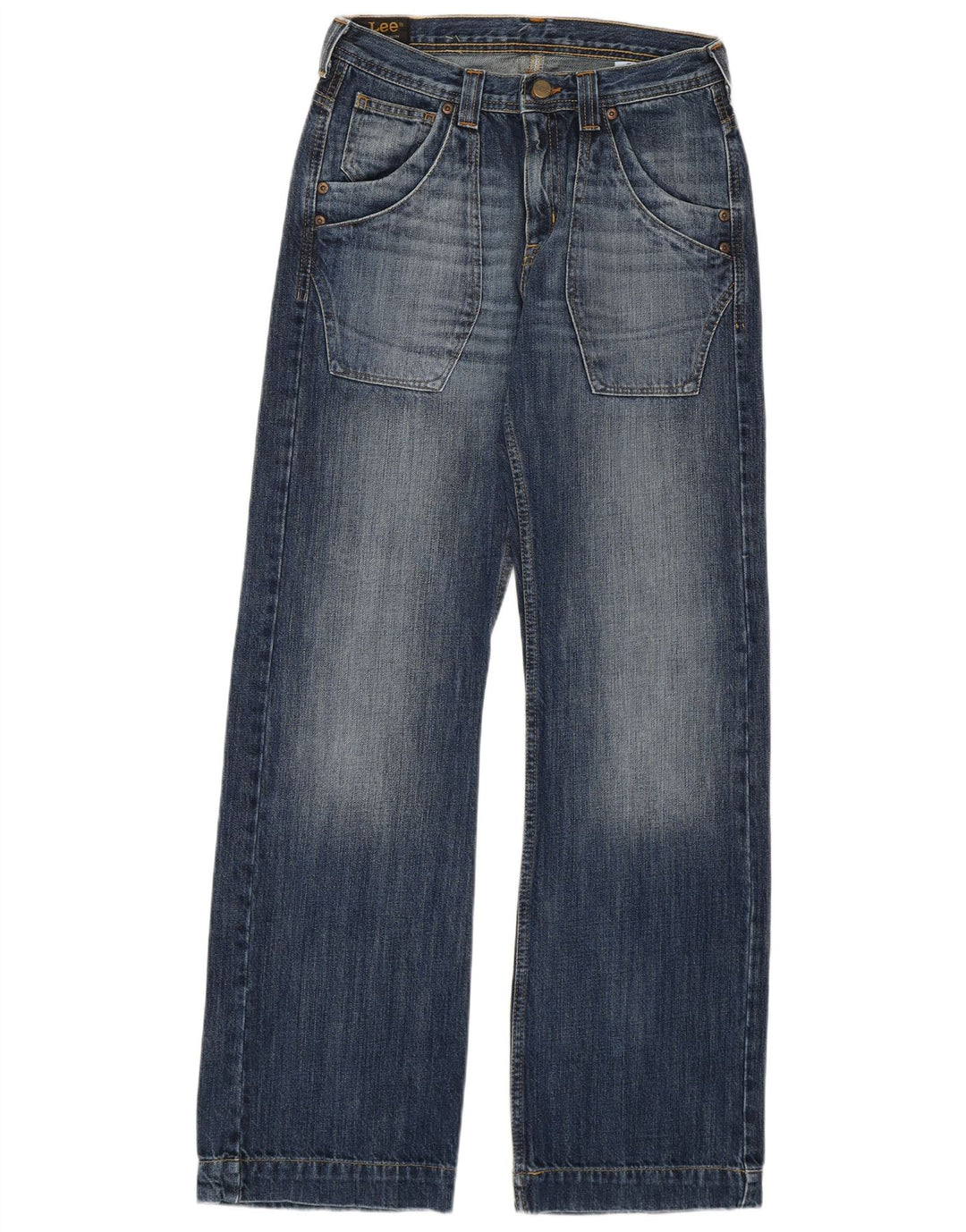 Lee Boys Russel Bootcut Jeans 13-14 Years W28 L31 Blue Cotton