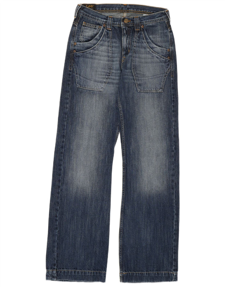 Lee Boys Russel Bootcut Jeans 13-14 Years W28 L31 Blue Cotton