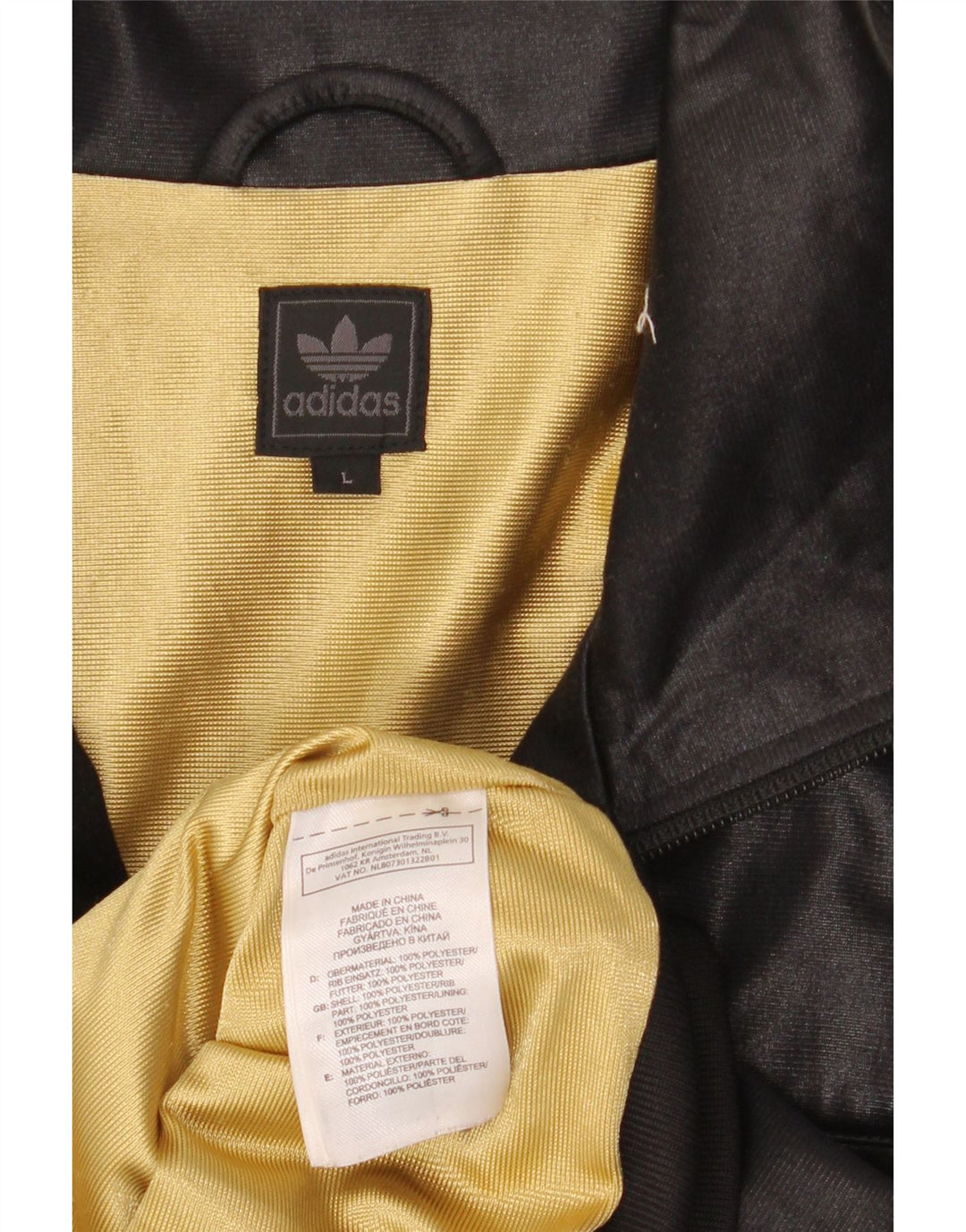 Adidas Mens Chile 62 Graphic Tracksuit Top Jacket Large Black Striped