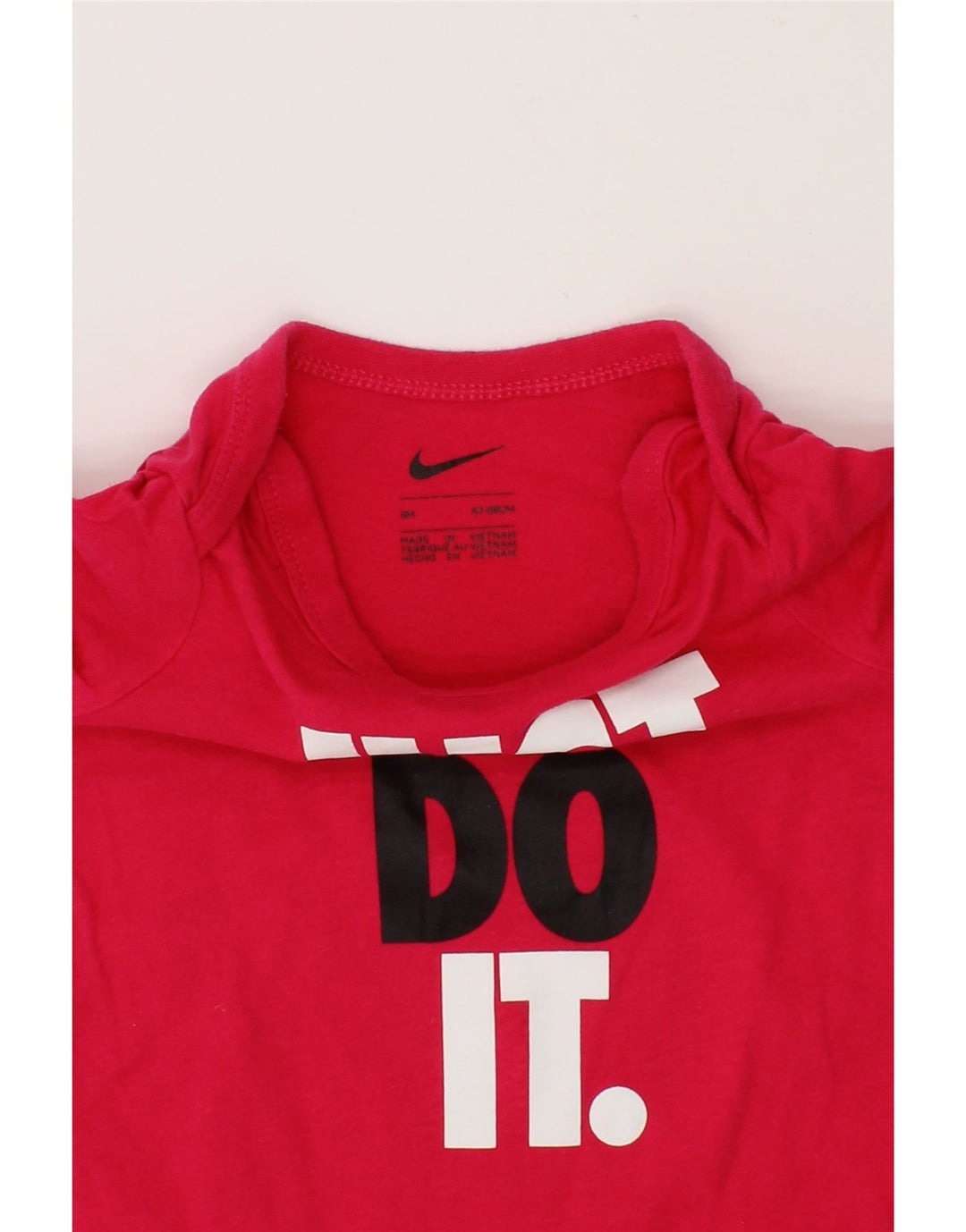 NIKE Baby Girls Graphic Bodysuit 3-6 Months Pink Vintage Nike and Second-Hand Nike from Messina Hembry 