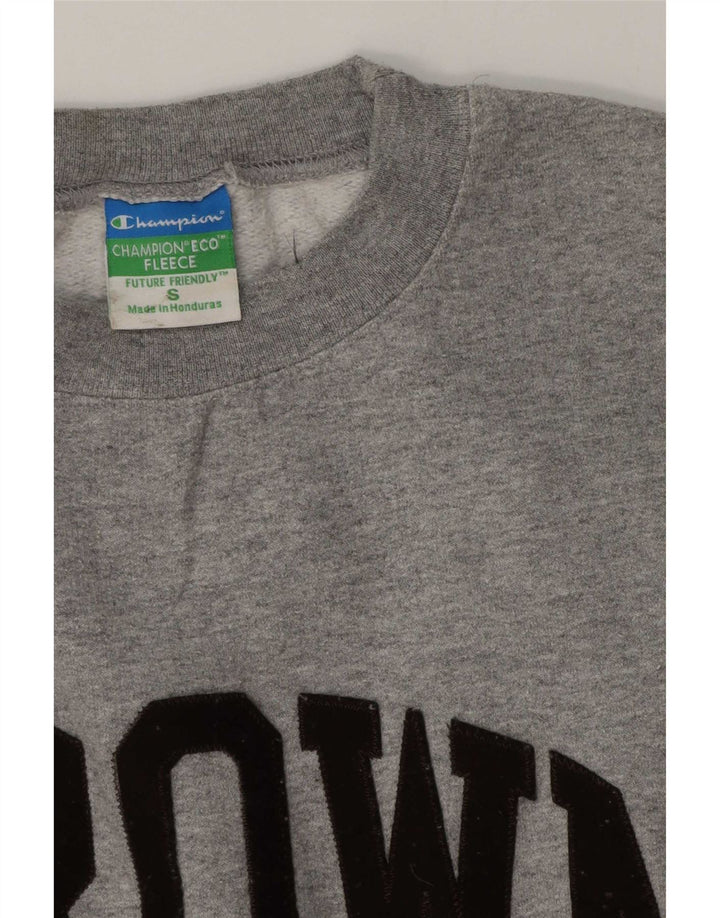 Champion Mens Graphic Regular Fit Sweatshirt Jumper Small Grey