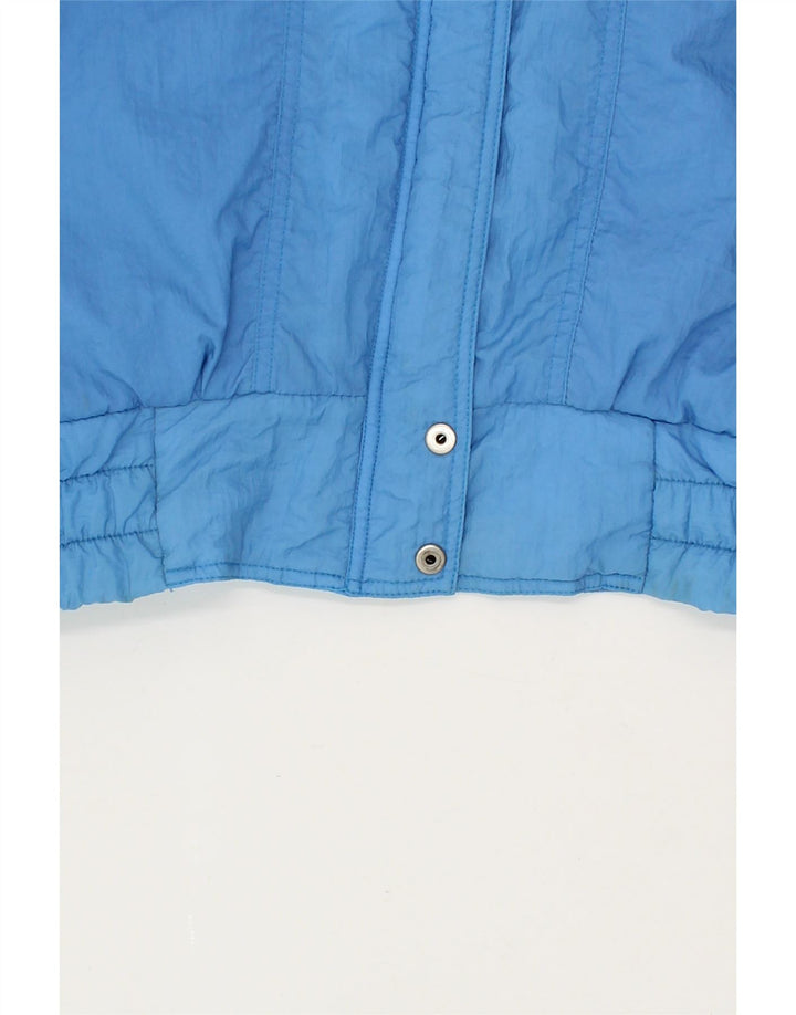 VINTAGE Womens Windbreaker Jacket EU 38 Medium Blue Polyamide Vintage Vintage and Second-Hand Vintage from Messina Hembry 