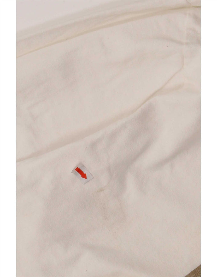 Timberland Mens Graphic Top Long Sleeve XL White Cotton