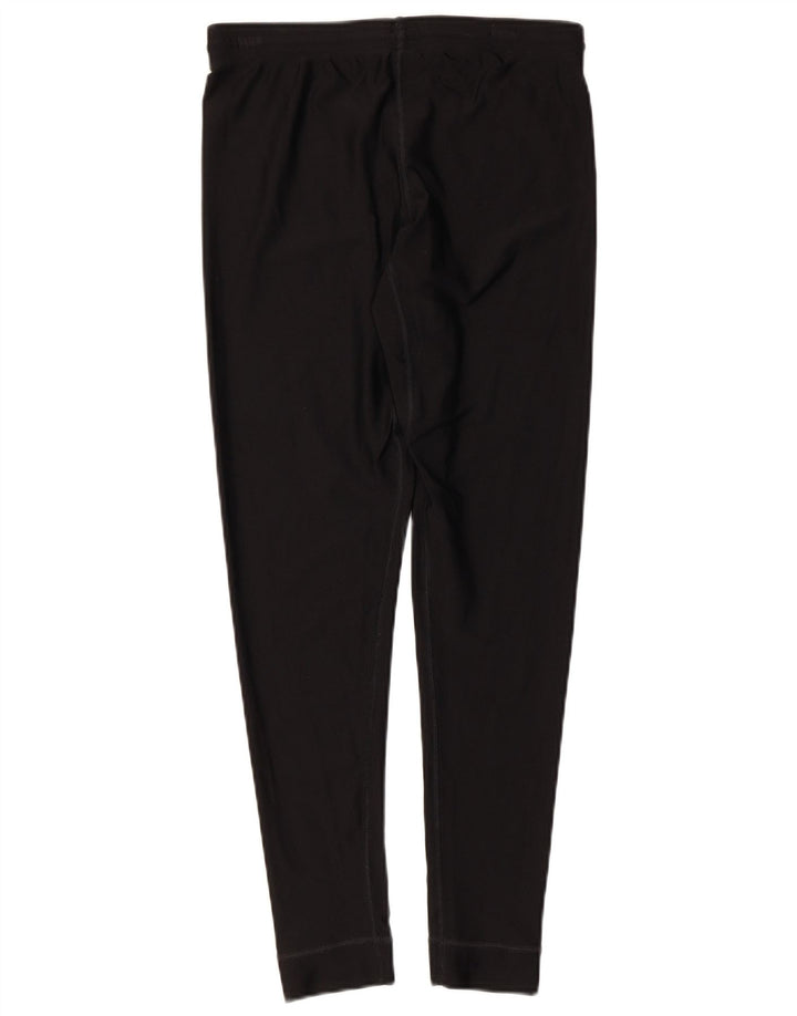 Reebok Womens Leggings UK 14 Large Black Nylon