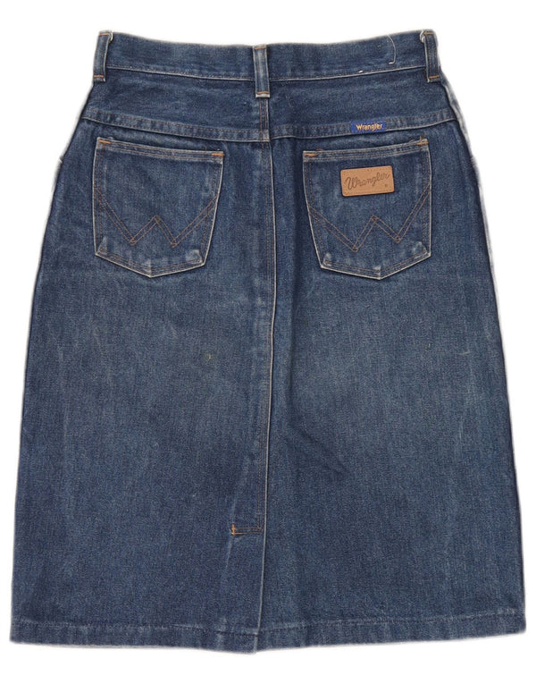 Wrangler Girls Denim Skirt 11-12 Years W27 Blue Cotton
