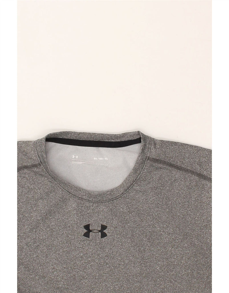 UNDER ARMOUR Mens Cold Gear Top Long Sleeve XL Grey Flecked | Vintage Under Armour | Thrift | Second-Hand Under Armour | Used Clothing | Messina Hembry 