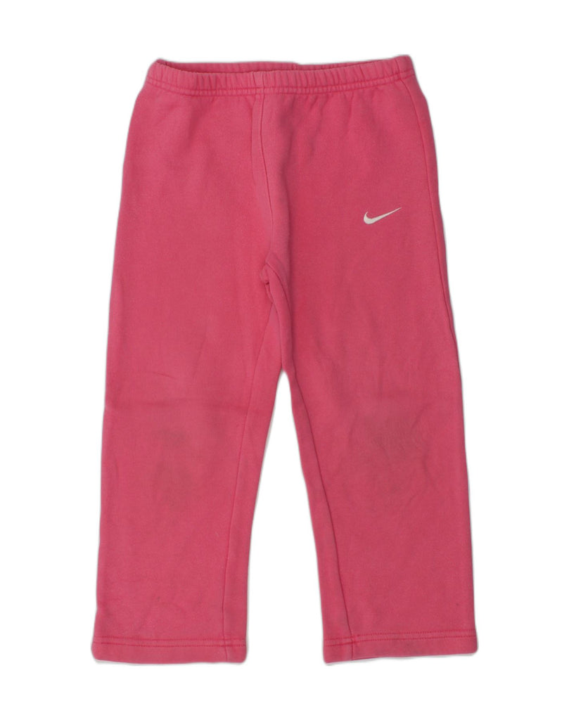 NIKE Girls Tracksuit Trousers 3-4 Years Small  Pink | Vintage Nike | Thrift | Second-Hand Nike | Used Clothing | Messina Hembry 