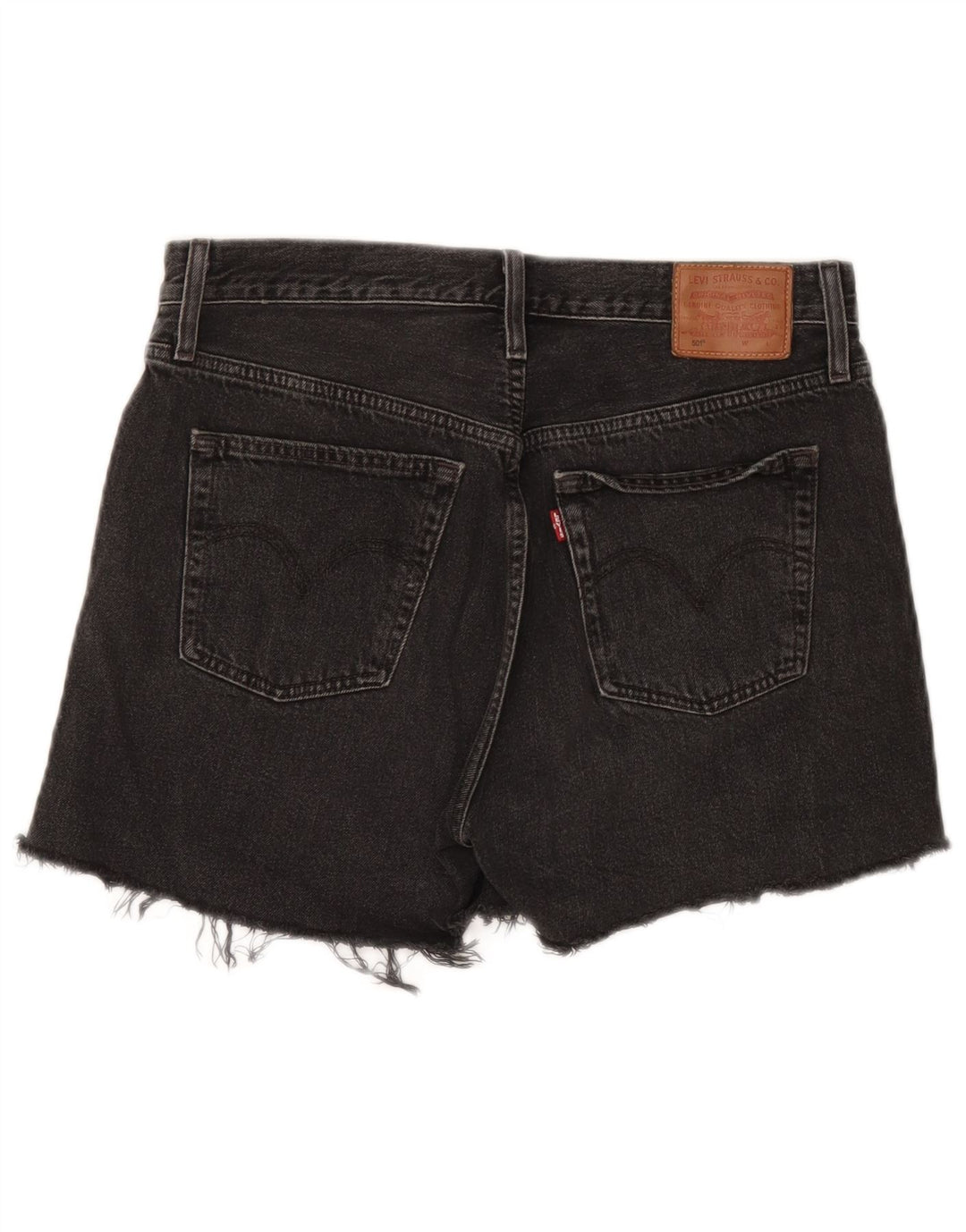 Levi's Womens 501 Denim Shorts W28 Medium Black Cotton