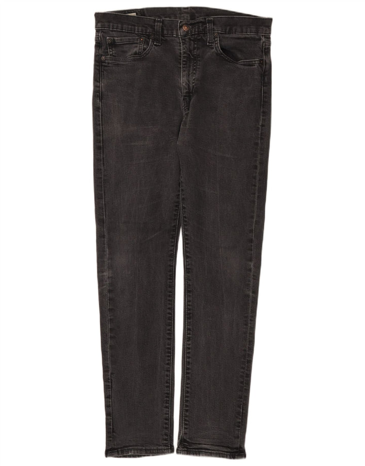 Levi's Mens Slim Jeans W34 L32 Grey Cotton