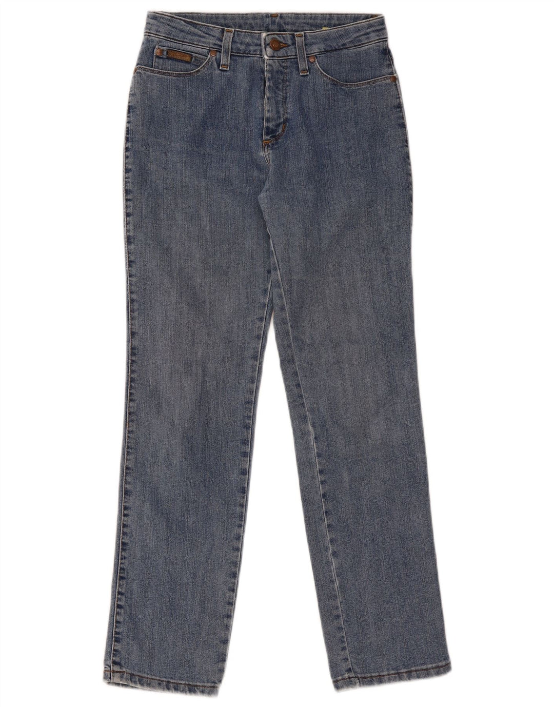 WRANGLER Womens Straight Jeans W28 L28 Blue Cotton