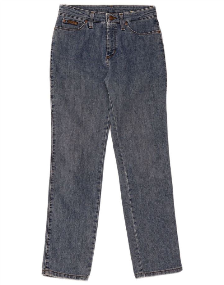 WRANGLER Womens Straight Jeans W28 L28 Blue Cotton