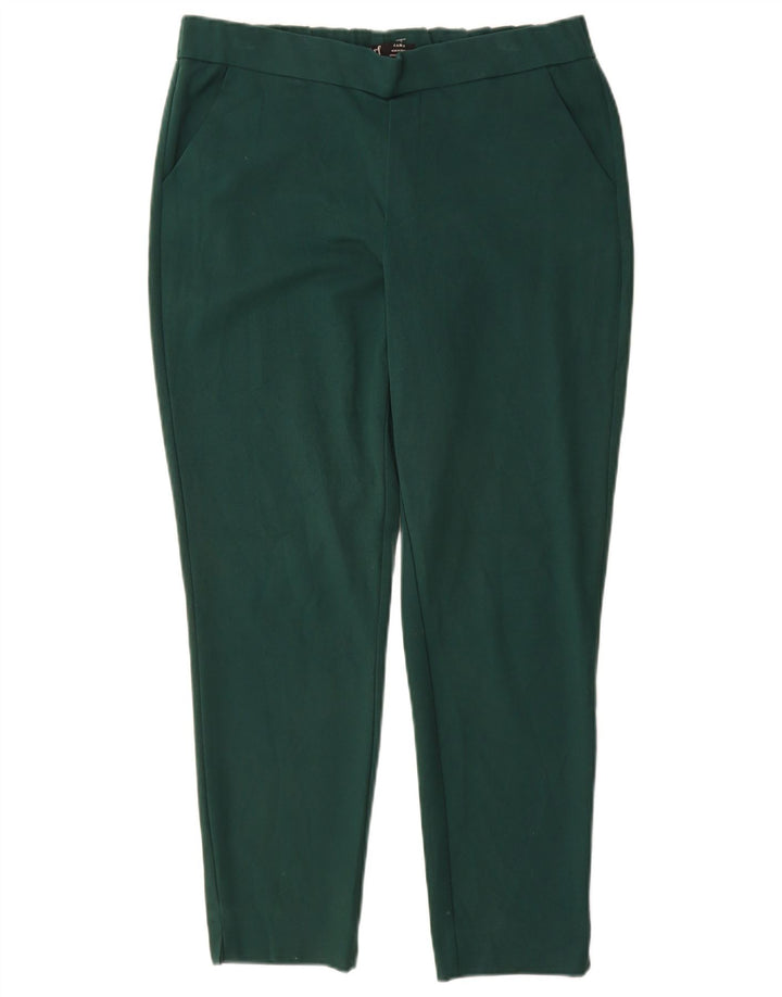 Zara Womens Tapered Chino Trousers Medium W28 L27 Green