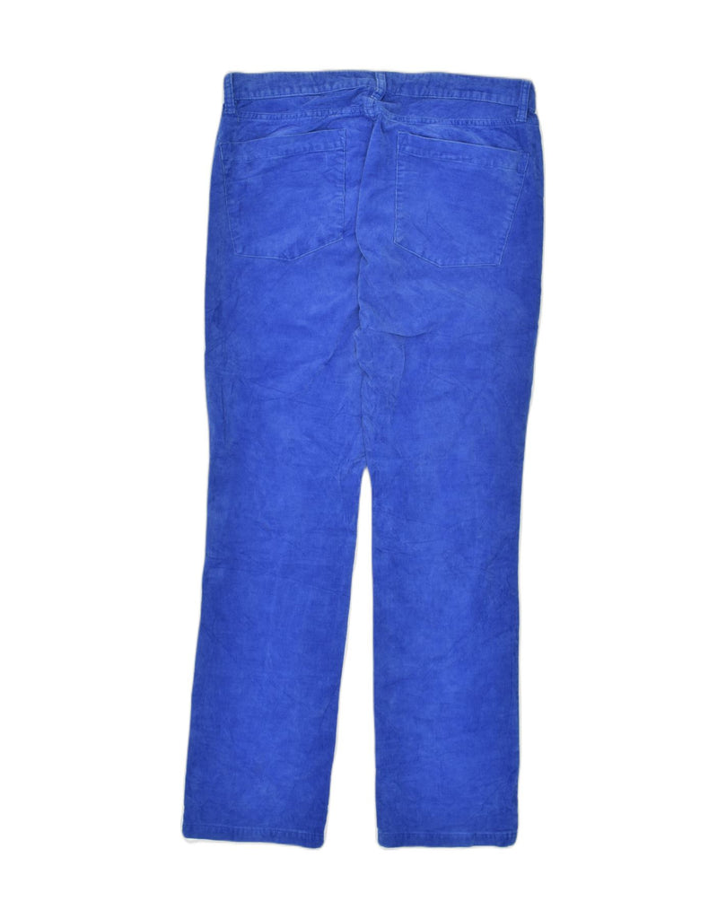 J. CREW Womens Matchsticks Slim Corduroy Trousers W30 L32 Blue Cotton | Vintage J. Crew | Thrift | Second-Hand J. Crew | Used Clothing | Messina Hembry 