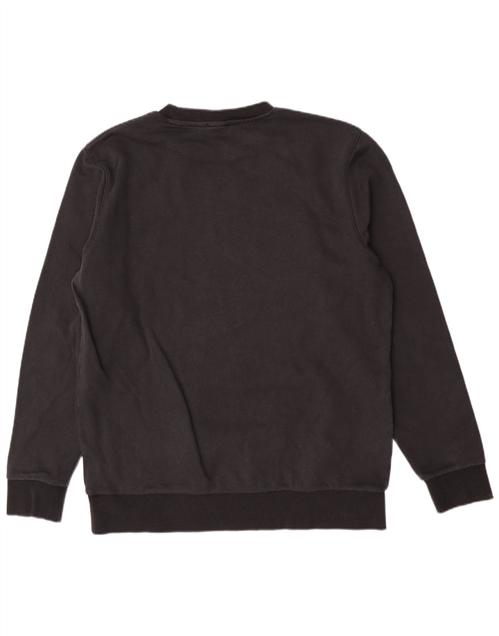 Hugo Boss Mens Graphic Regular Fit Sweatshirt Jumper Large Black Cotton