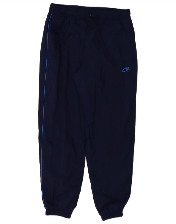 Nike Mens Tracksuit Trousers Joggers Large  Navy Blue Polyester