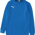 PUMA Boys Graphic Sweatshirt Jumper 13-14 Years Blue | Vintage Puma | Thrift | Second-Hand Puma | Used Clothing | Messina Hembry 