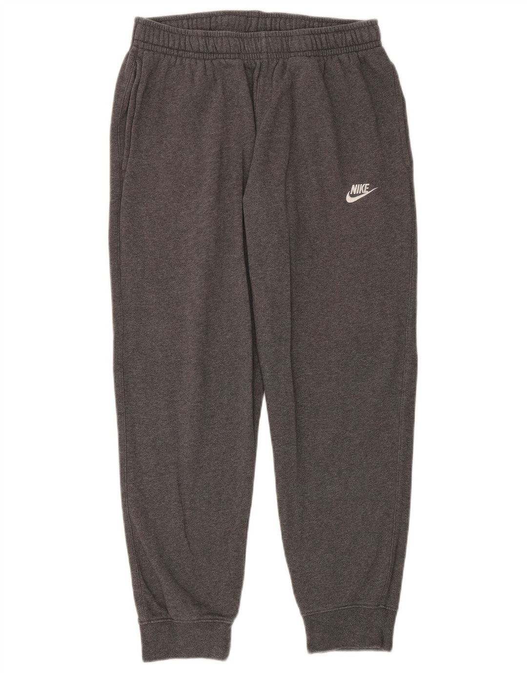 Nike Mens Tracksuit Trousers Joggers Medium  Grey Cotton