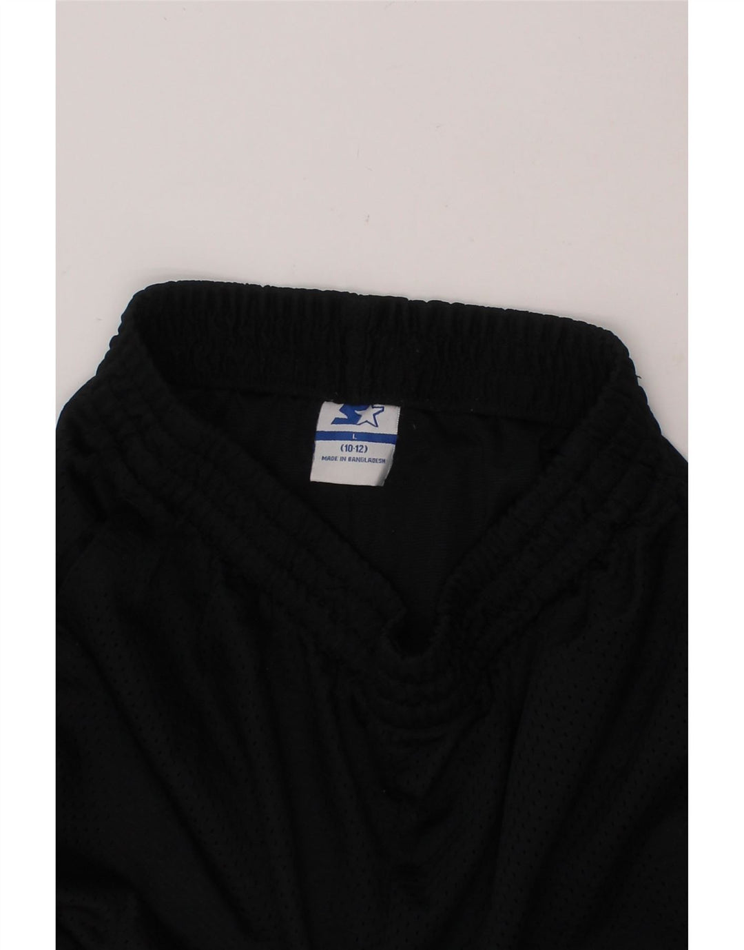 STARTER Boys Sport Shorts 10-11 Years Large Black Polyester Vintage Starter and Second-Hand Starter from Messina Hembry 