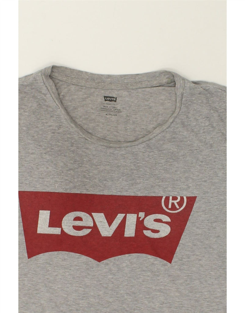 LEVI'S Mens Graphic T-Shirt Top XL Grey | Vintage Levi's | Thrift | Second-Hand Levi's | Used Clothing | Messina Hembry 