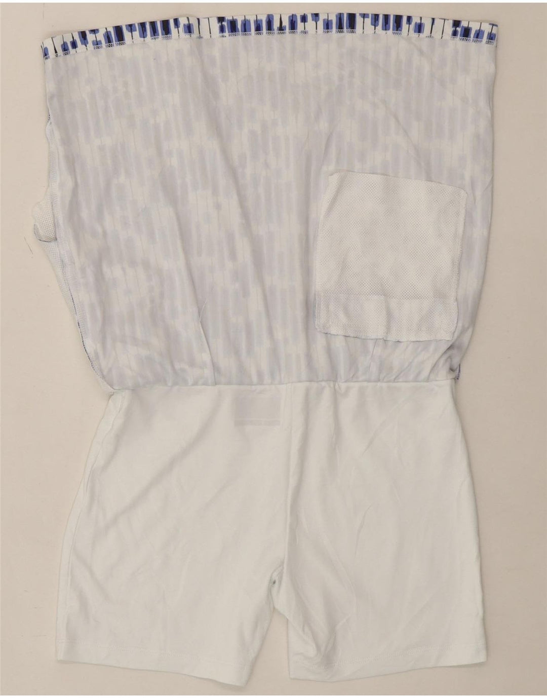 IZOD Womens Skort UK 6 XS Blue Striped Polyester Vintage Izod and Second-Hand Izod from Messina Hembry 