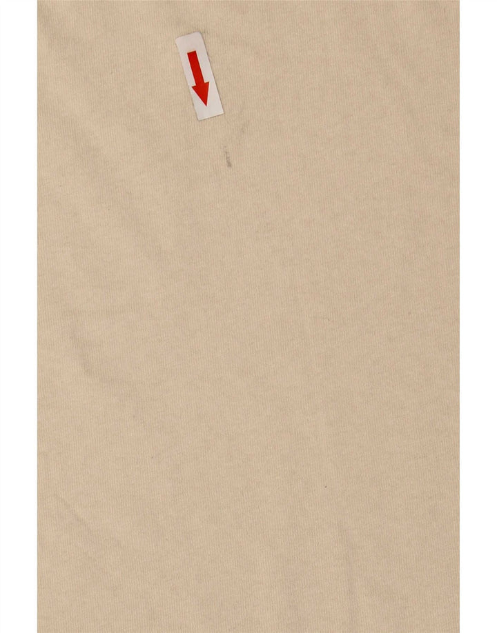 Hugo Boss Mens T-Shirt Top XL Beige Cotton