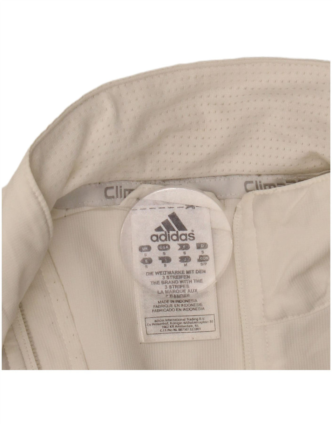 ADIDAS Mens Clima 365 Tracksuit Top Jacket Small White Colourblock