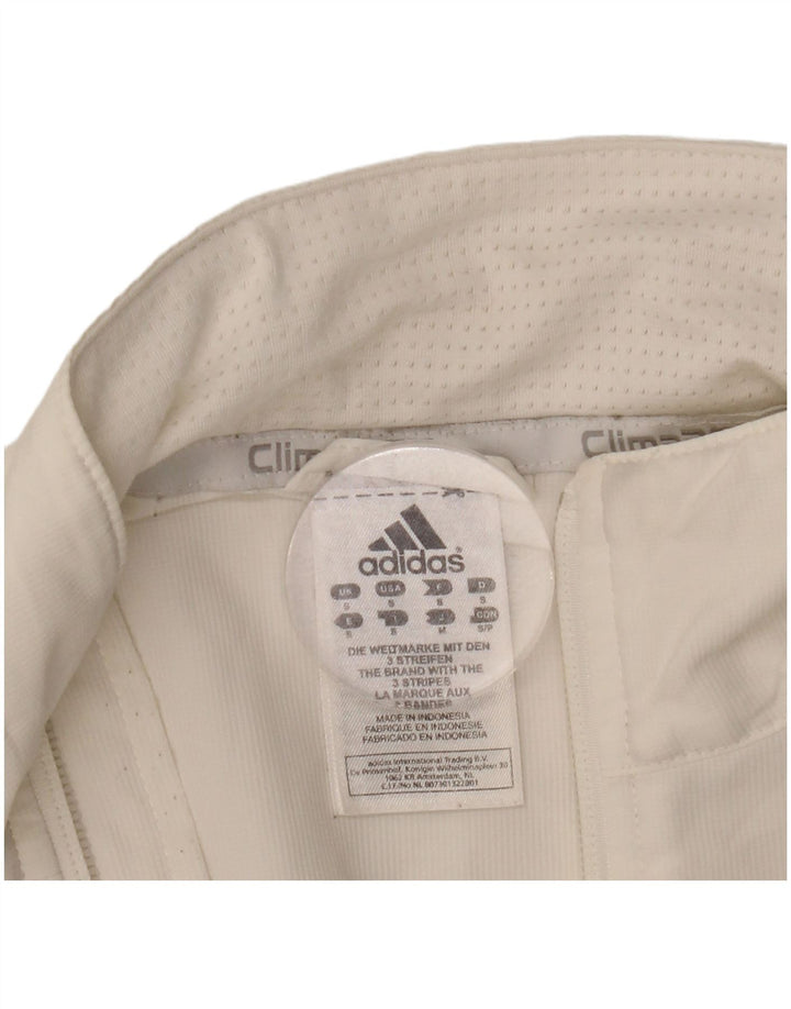 ADIDAS Mens Clima 365 Tracksuit Top Jacket Small White Colourblock