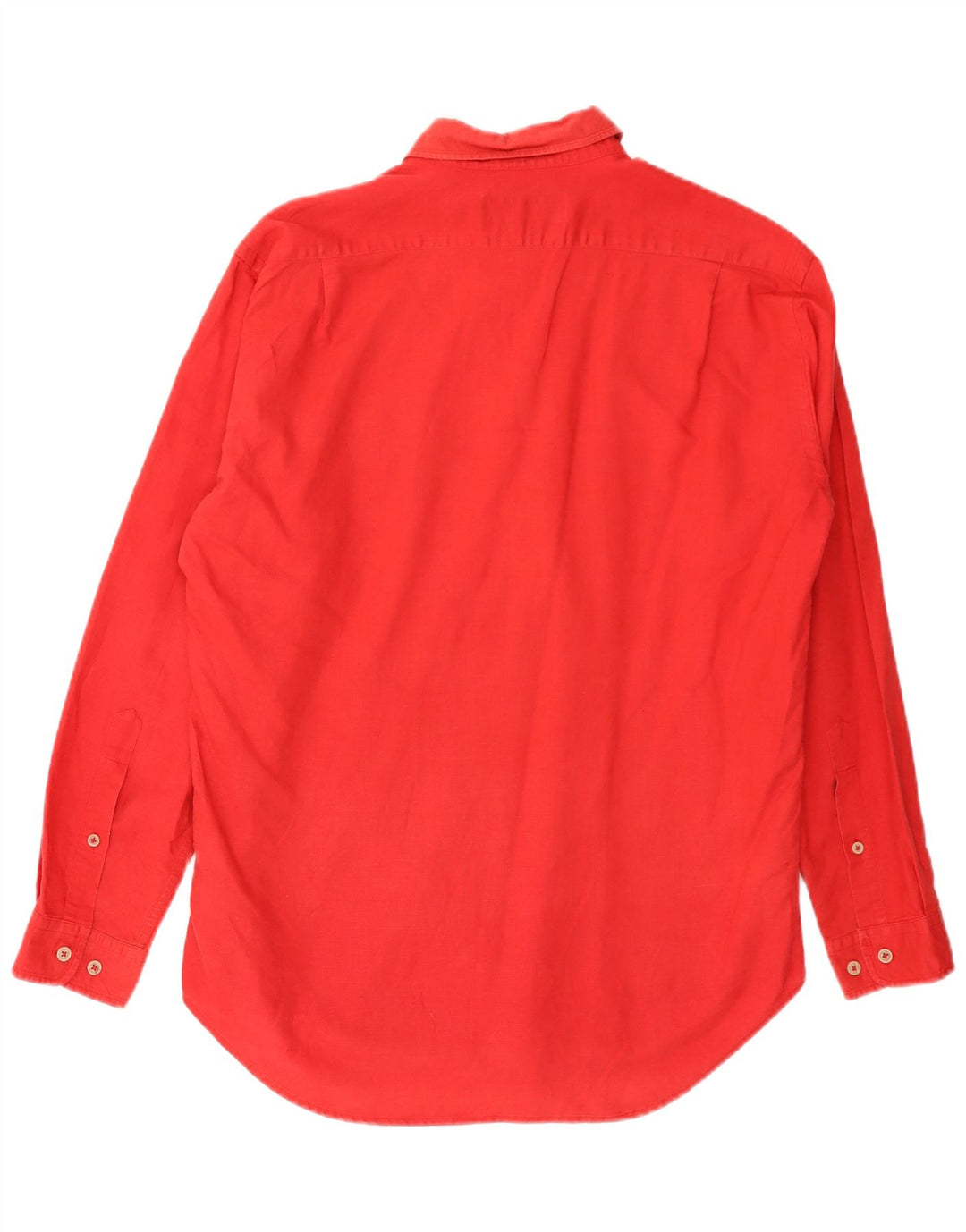 MARLBORO CLASSICS Mens Shirt Large Red Linen