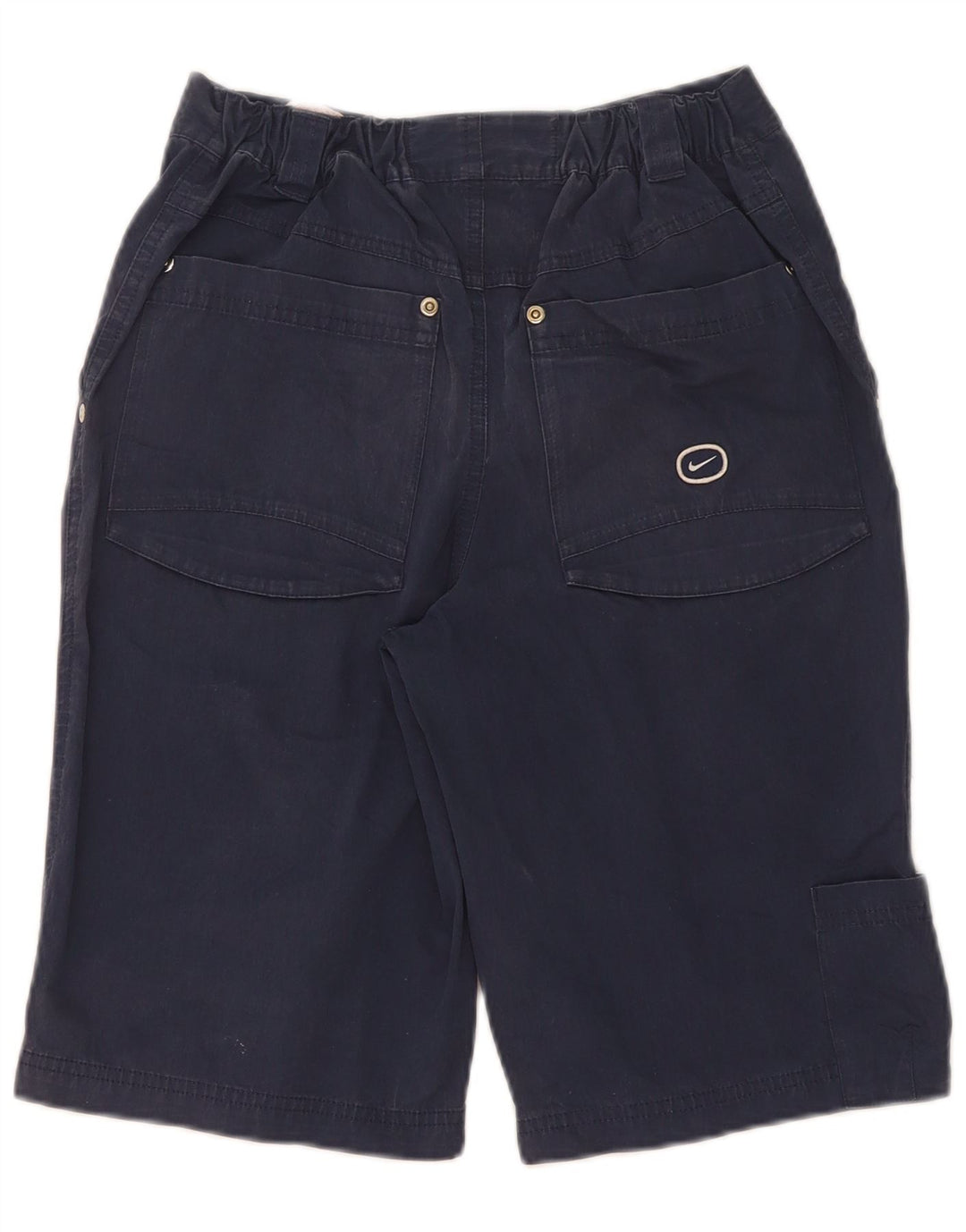 Nike Boys Bermuda Shorts 10-11 Years Medium W24 Navy Blue Cotton