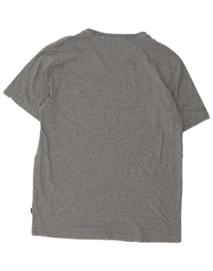Puma Mens T-Shirt Top Medium Grey Cotton