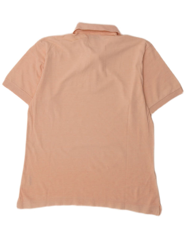 Sergio Tacchini Mens Polo Shirt Medium Pink Cotton