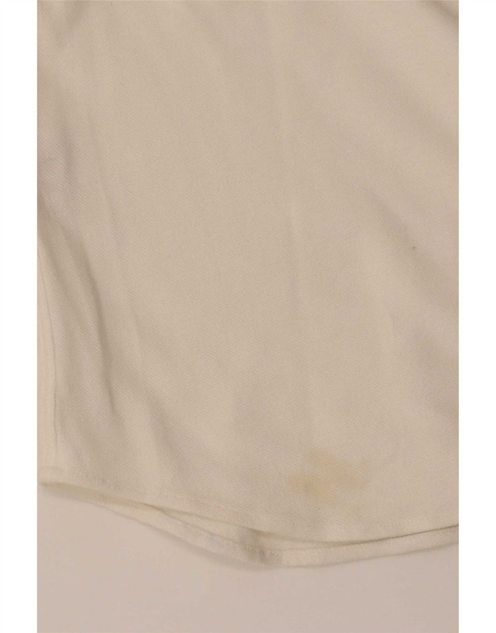 Fred Perry Mens Polo Shirt Medium White Cotton