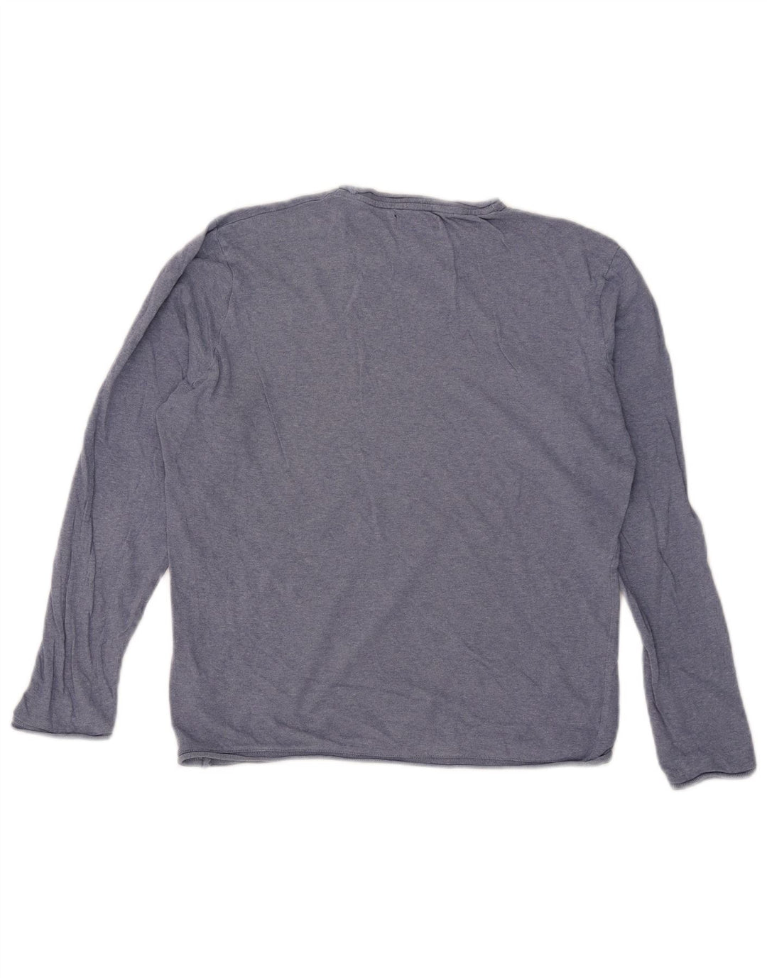 Zara Womens Top Long Sleeve UK 14 Medium Blue
