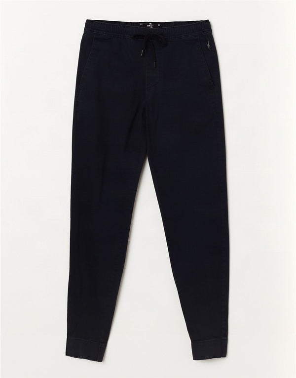 Hollister Mens Joggers Trousers Small W29 L29 Navy Blue Cotton