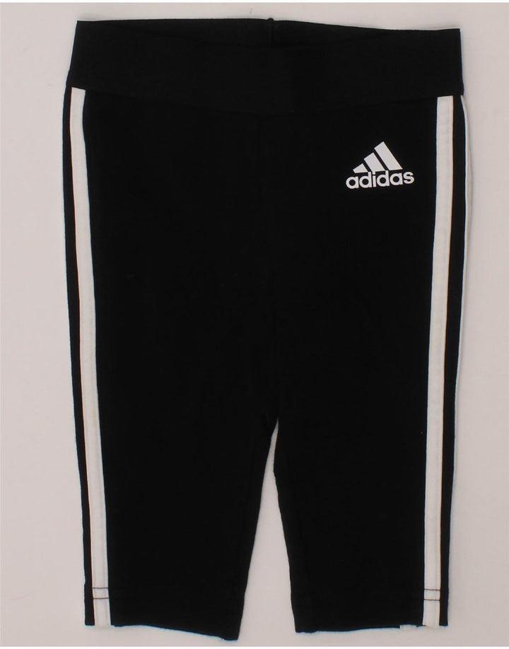 ADIDAS Baby Boys Tracksuit Trousers 3-6 Months  Black Cotton Vintage Adidas and Second-Hand Adidas from Messina Hembry 