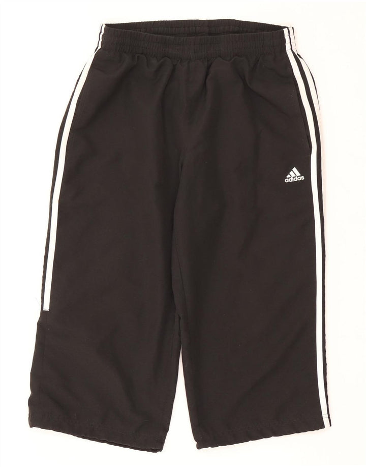 Adidas Mens Climalite Graphic Capri Tracksuit Trousers Medium Black