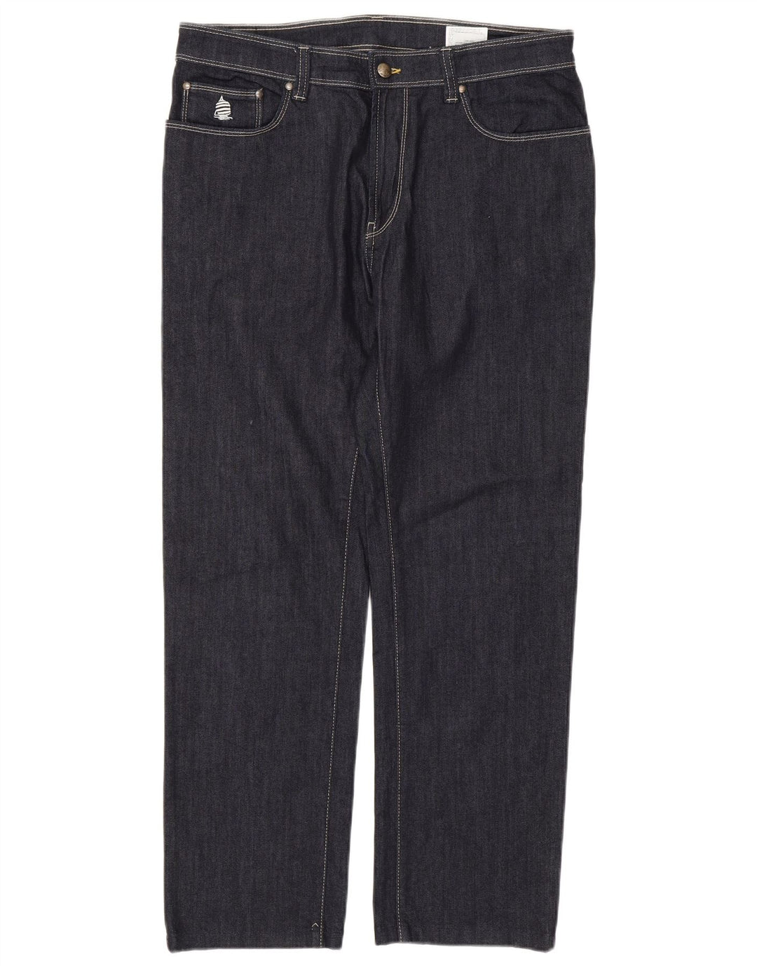 MARINA YACHTING Mens Straight Jeans W36 L29 Navy Blue Cotton